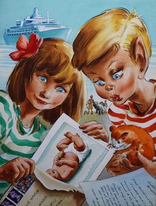 The New Baby art by John Worsley