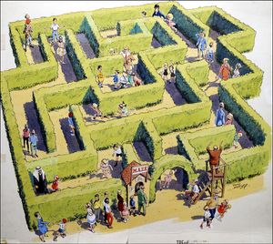 Maze art by John Worsley