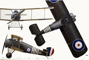Sopwith Snipe art by Iain Wyllie