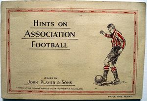 Complete Set of 50 'Hints On Association Football' John Player & Sons Cigarette Cards in album (1934)