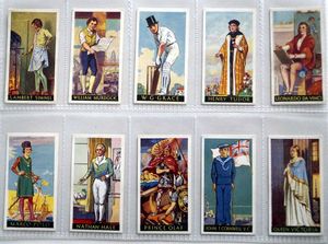 Full Set of 50 Cigarette Cards: Famous Minors (1936) by Various