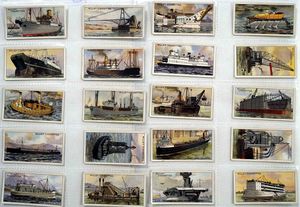 Full Set of 50 Cigarette Cards Strange Craft (1931) by Various