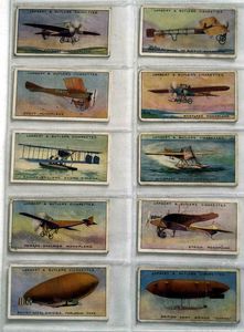 Full Set of 25 Cigarette Cards: Aviation (1915) by Various