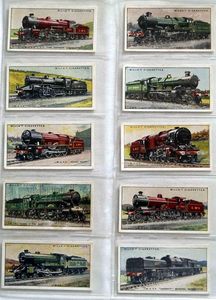 Full Set of 50 Cigarette Cards: Railway Locomotives (1930) by Various