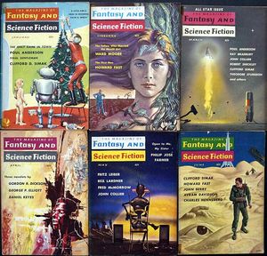 The Magazine of Fantasy and Science Fiction: 1960 - Volume 18, #1 - #6 (6 issues)