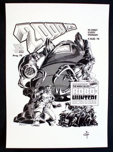 Ian Gibson: Robo-Hunter 1 art by Ian Gibson
