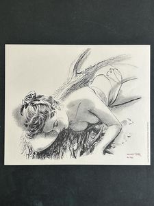 Woman art by Leonard Starr