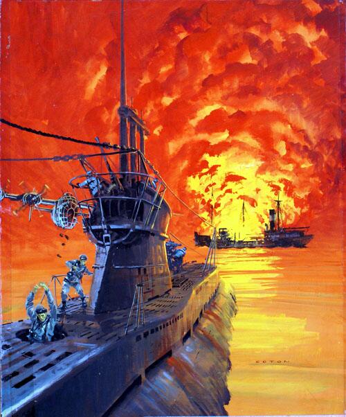 Illustration by Graham Coton (WPL 763), The Fleetway Picture Library Index volume 1: The War Libraries