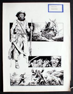 A Pirate's Life (SIGNED) (Original) Comic Art