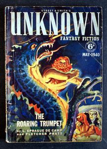 Unknown Fantasy Fiction (UK Edition): May 1940 by L. Sprague de Camp, Fletcher Pratt and more