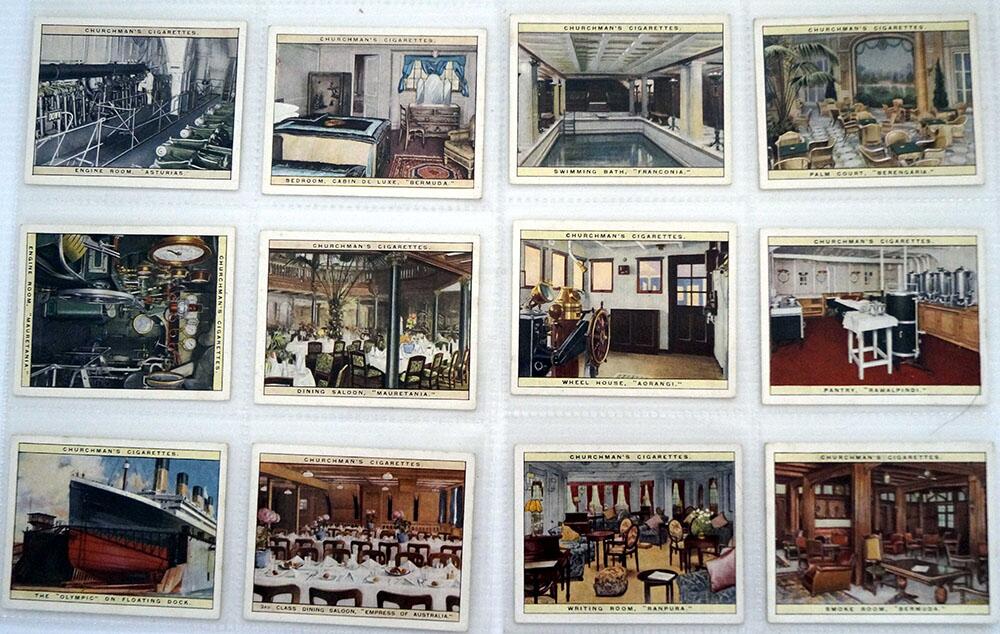Life In A Liner  Full Set of 12 cards (1930)