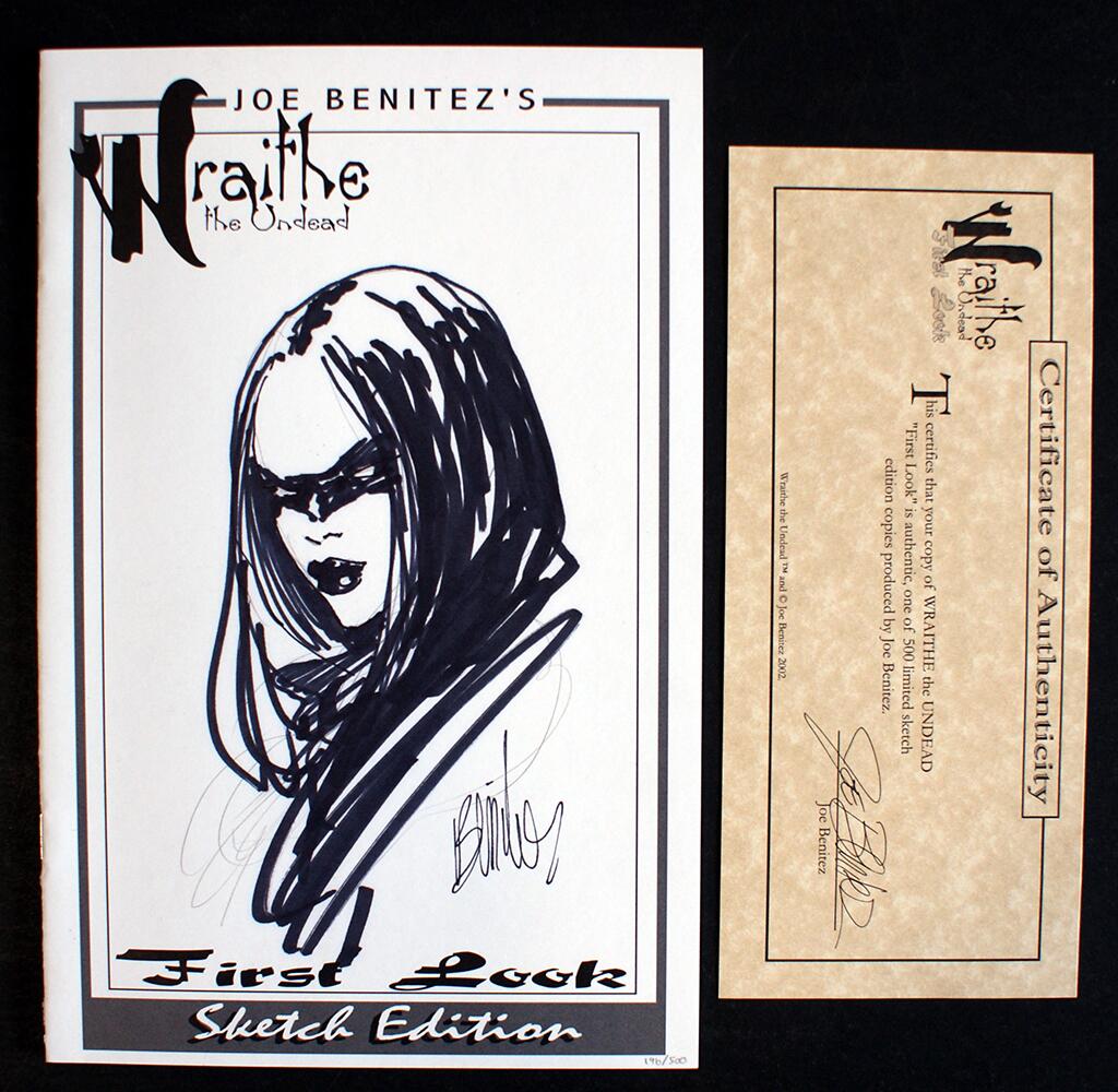 Joe Benitez: Wraithe The Undead: First Look Sketch Edition