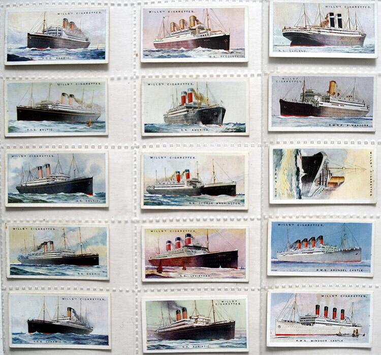 Complete Set of 50 'Merchant Ships Of The World' Wills Cigarette Cards (1924)