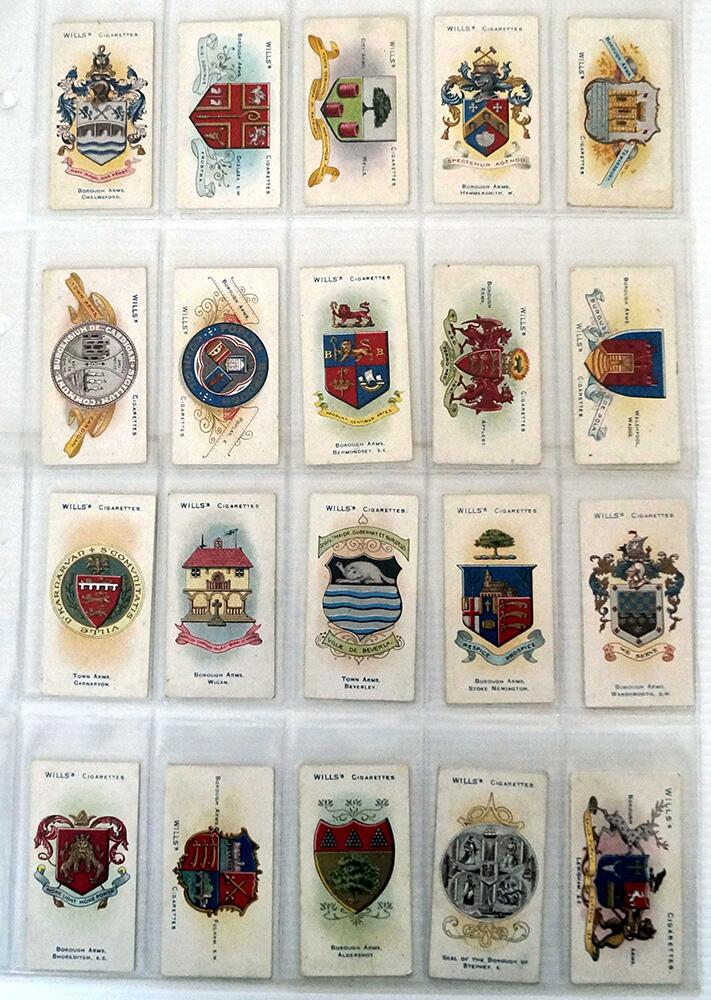 Town & City Arms (Boroughs Fourth Series)  Full set of 50 cards (1906)