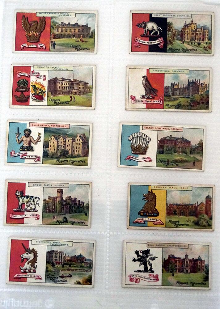 Country Seats and Arms (Second Series)  Full Set of 50 cards (1907)