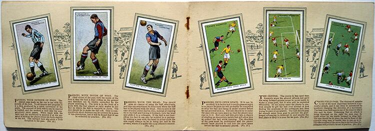 Complete Set of 50 'Hints On Association Football' John Player & Sons Cigarette Cards in album (1934)