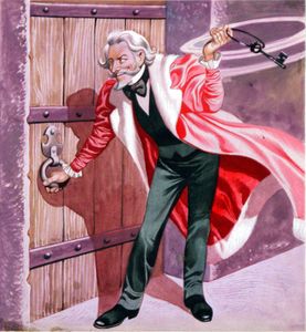 The King Locks The Door art by Ron Embleton
