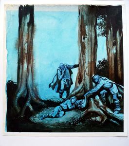 Magic Apples - Strangers In The Night art by Ron Embleton