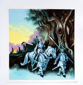 Magic Apples - Au Revoir art by Ron Embleton