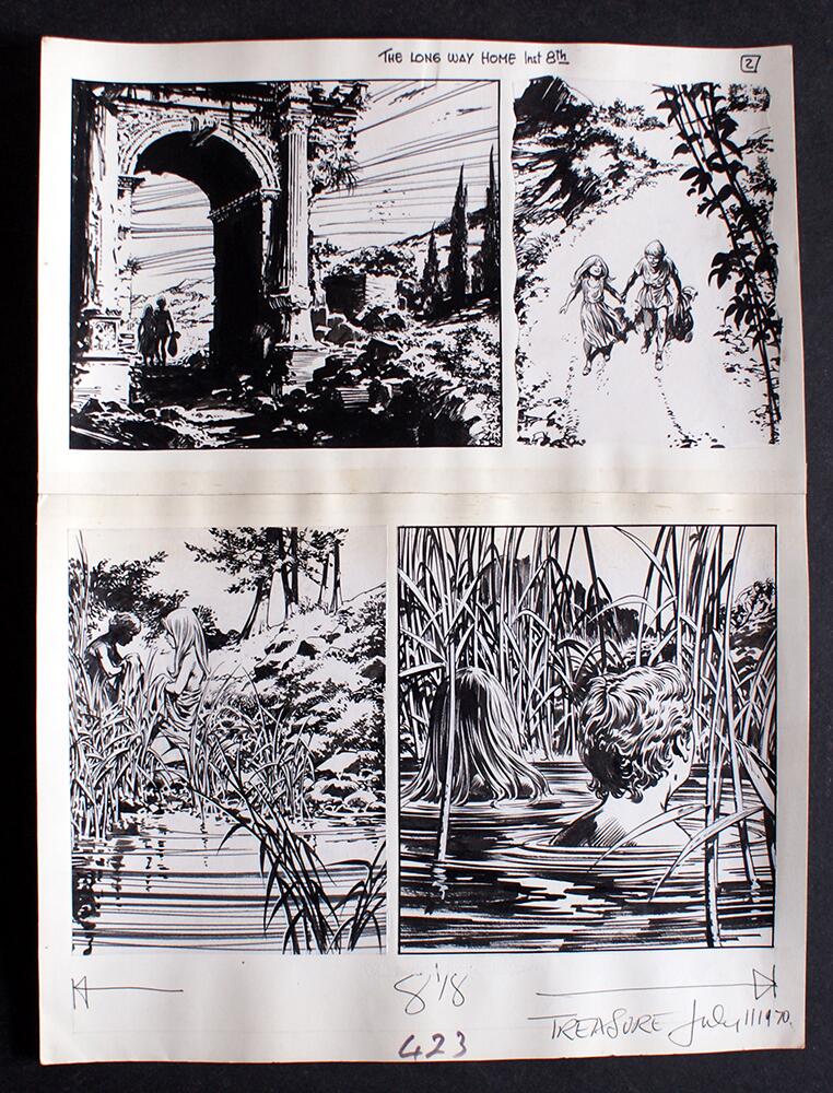 The Long Way Home: Chapter 8: Page 2 art by Jesus Blasco