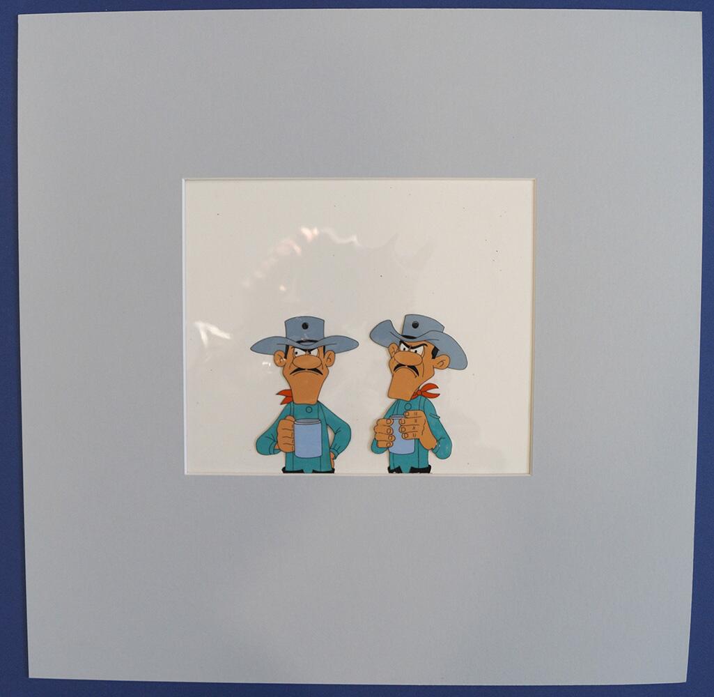 Cel matted art by Belvision Studio (after Morris)
