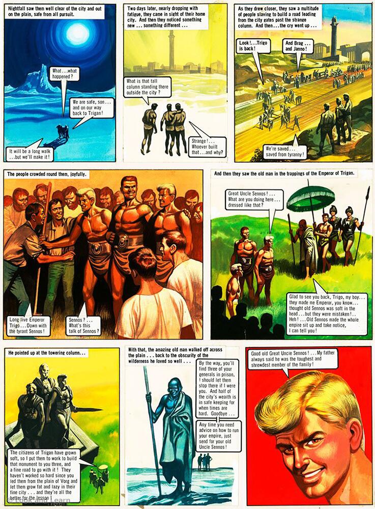 The Trigan Empire: Look and Learn issue 681(b) art by Ron Embleton