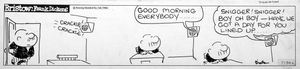 Bristow daily newspaper strip: Good Morning Everybody art by Frank Dickens