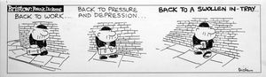 Bristow daily strip: Back To Work art by Frank Dickens