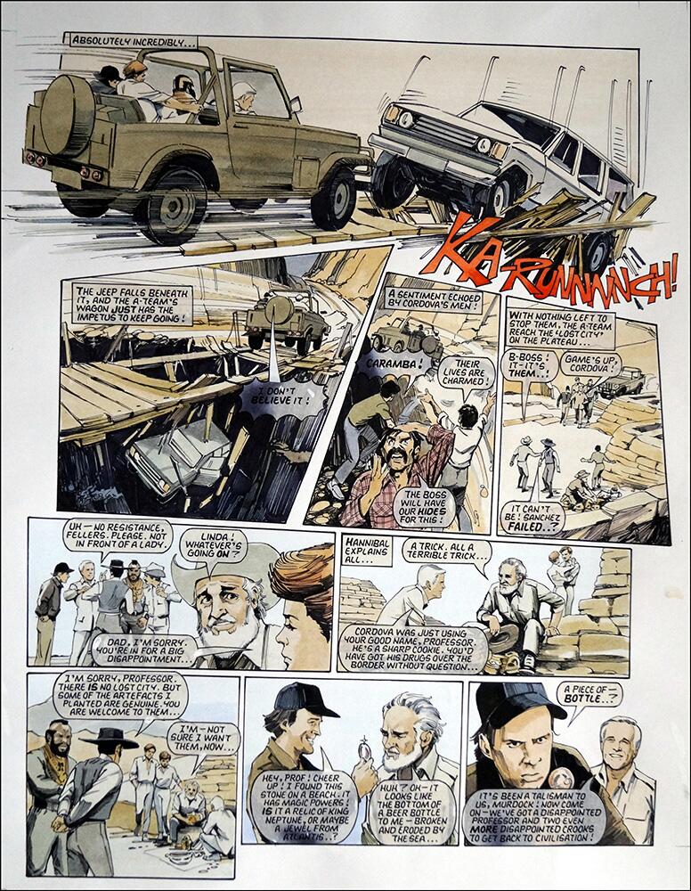 2nd page of episode art by Maureen & Gordon Gray