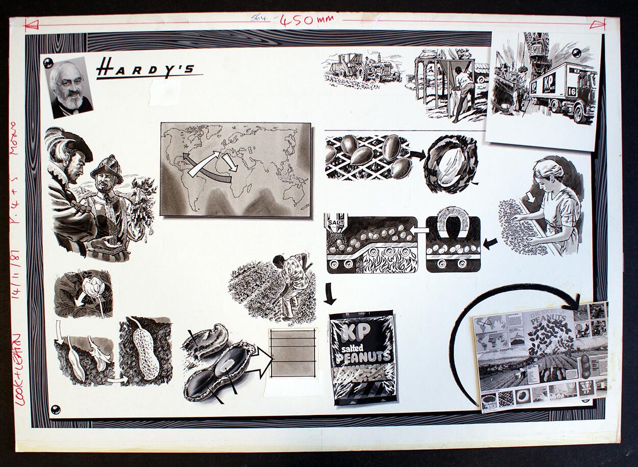 Hardy's Drawing Board: 'Peanuts' art by Wilf Hardy