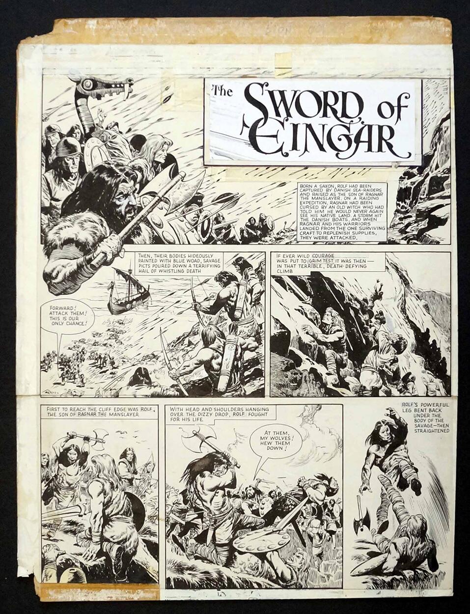 Karl The Viking: 29th October 1966 (Page 1) art by Don Lawrence