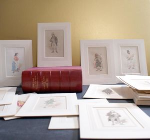 'Oliver Twist' Characters: Watercolours by 'Kyd' Clark art by Joseph Clayton Clark (Kyd)