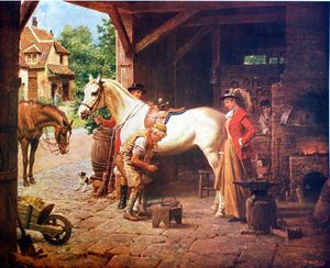 The Forge art by Fortunino Matania