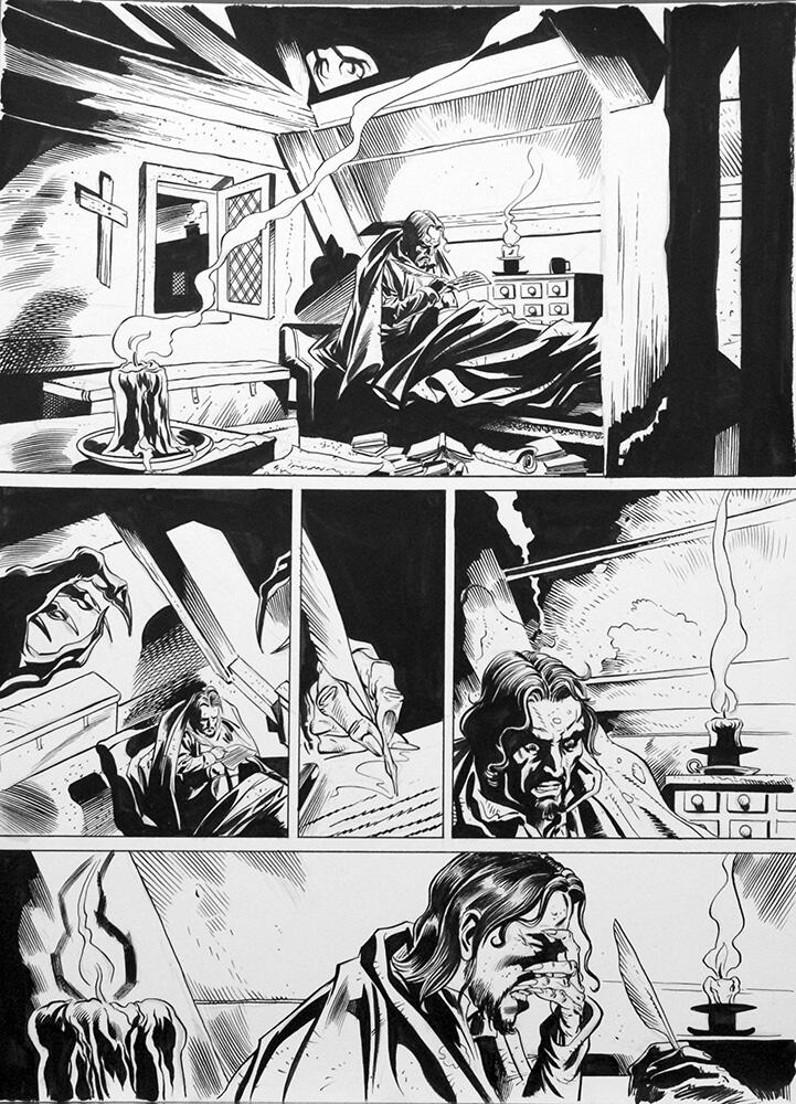 Doctor Who: A Groatsworth of Wit, Part 1 Page 2 art by David Roach and Mike Collins