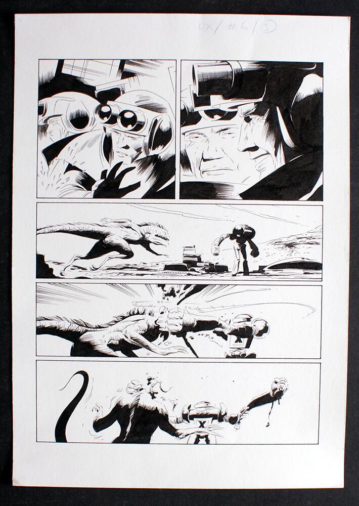 Detonator X: Episode 6 (Prog 1539): Page 3 art by Steve Yeowell