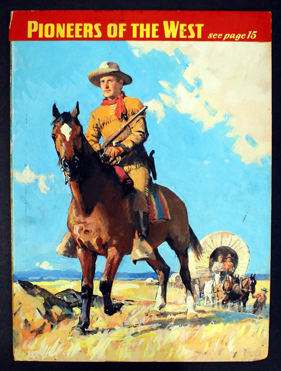 Pioneers Of The West art by Septimus Scott