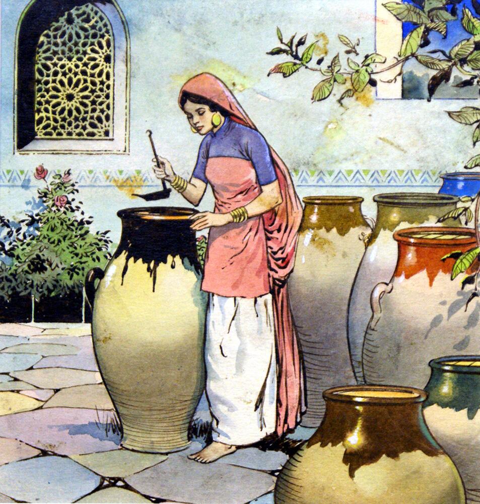 Oil From The Jar art by Jesus Blasco