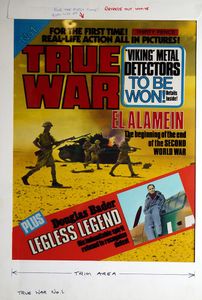 True War First Issue Front cover art by 20th Century unidentified artist
