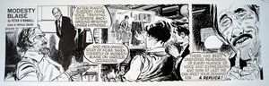 Modesty Blaise daily strip 6423 art by Neville Colvin