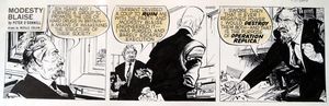 Modesty Blaise daily strip 6459 art by Neville Colvin