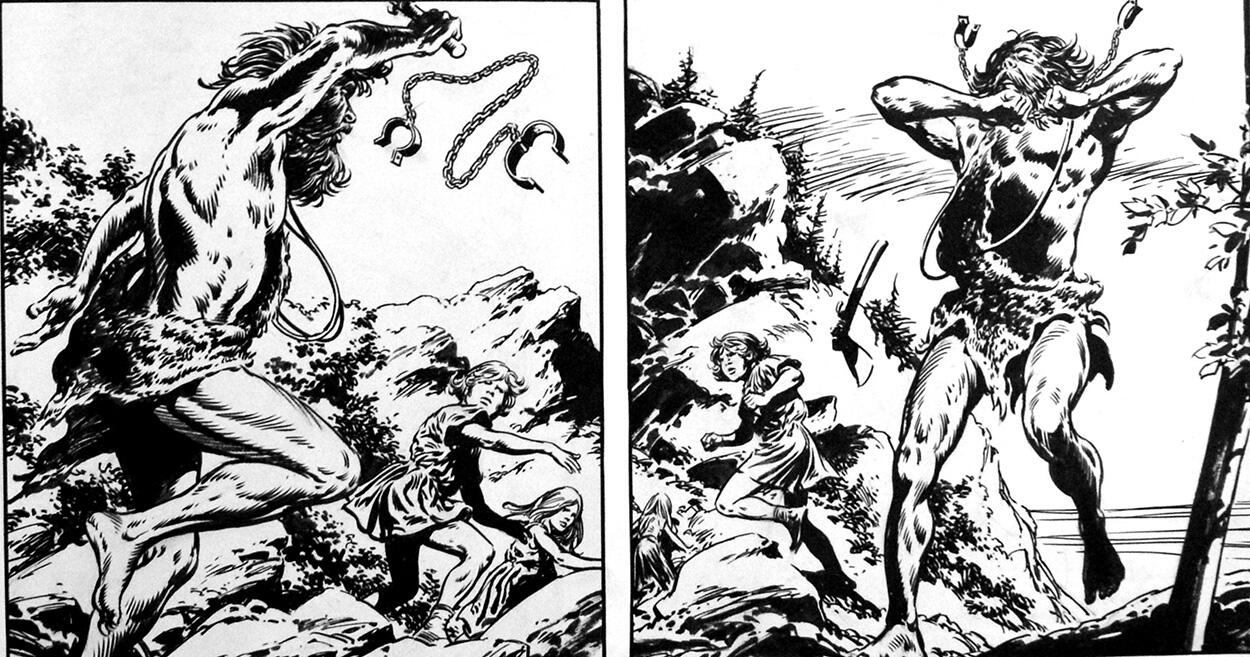 The Long Way Home 32 art by Jesus Blasco