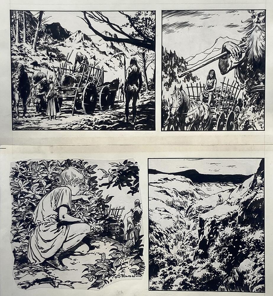 The Long Way Home - In the Shadows art by Jesus Blasco