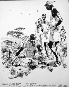 Heroes of the Red Cross John Owusu art by Neville Colvin
