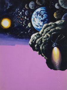 Space art by Wilf Hardy