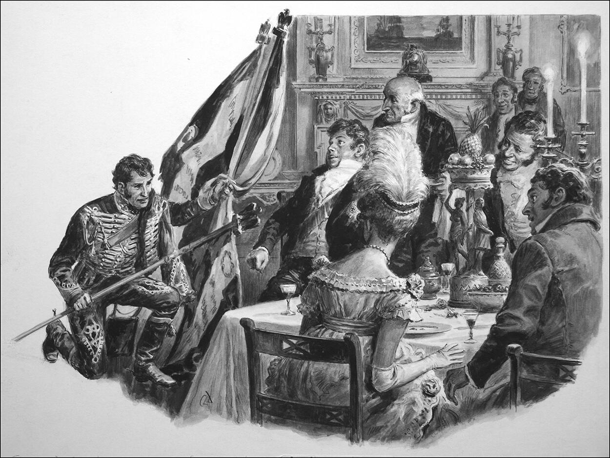 Good News for George IV art by Cecil Doughty