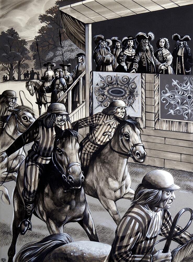 A Day at the Races art by Richard Hook