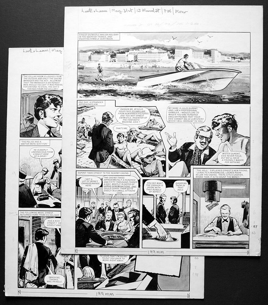 Number 13 Marvel Street - Ernest On Holiday (TWO pages) art by Bill Lacey