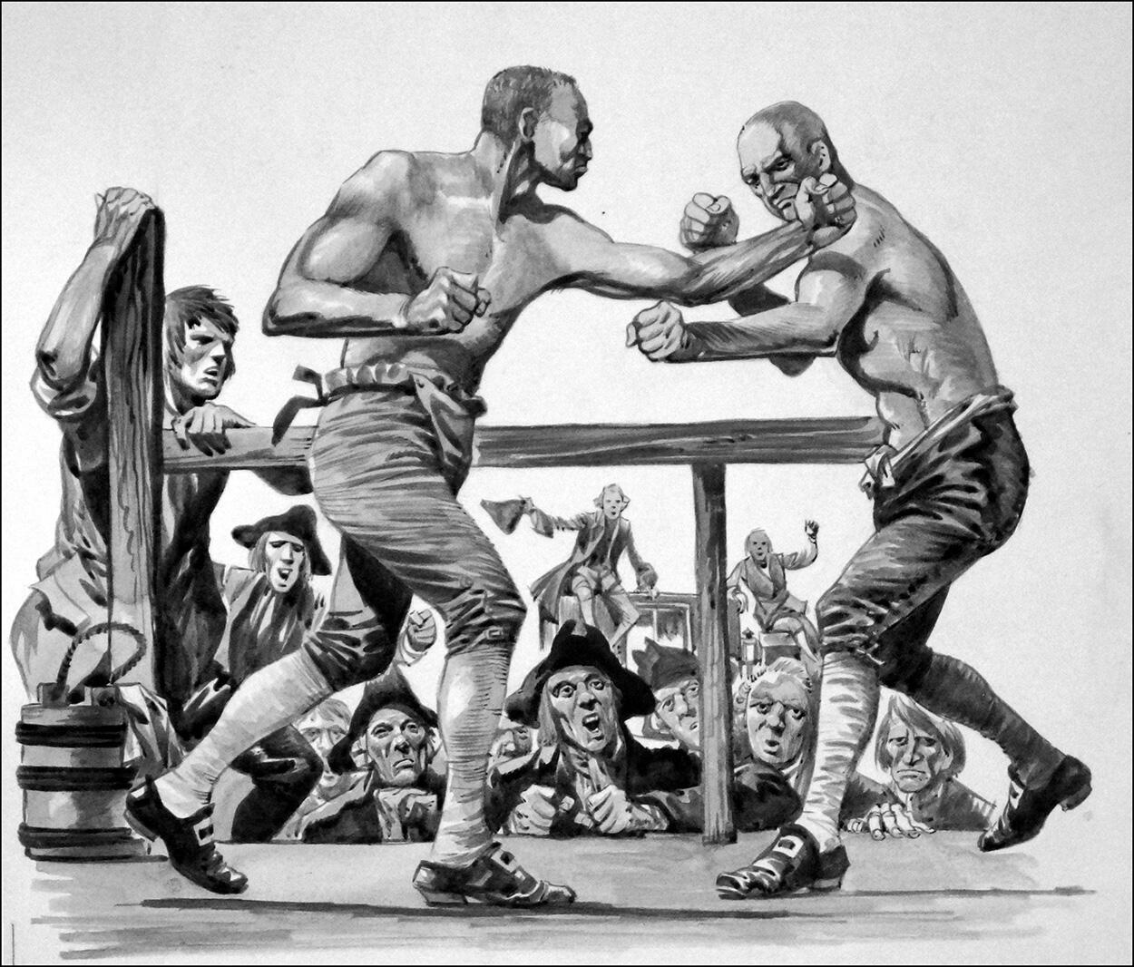 Bare Knuckle Boxing Match art by Peter Jackson