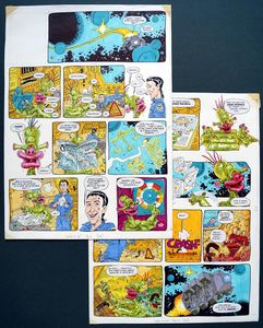 Gilbert The Alien - Star Signs (TWO pages) art by Andy Lanning