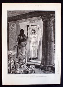 Cleopatra: Royally Arrayed art by Richard Caton Woodville Jr